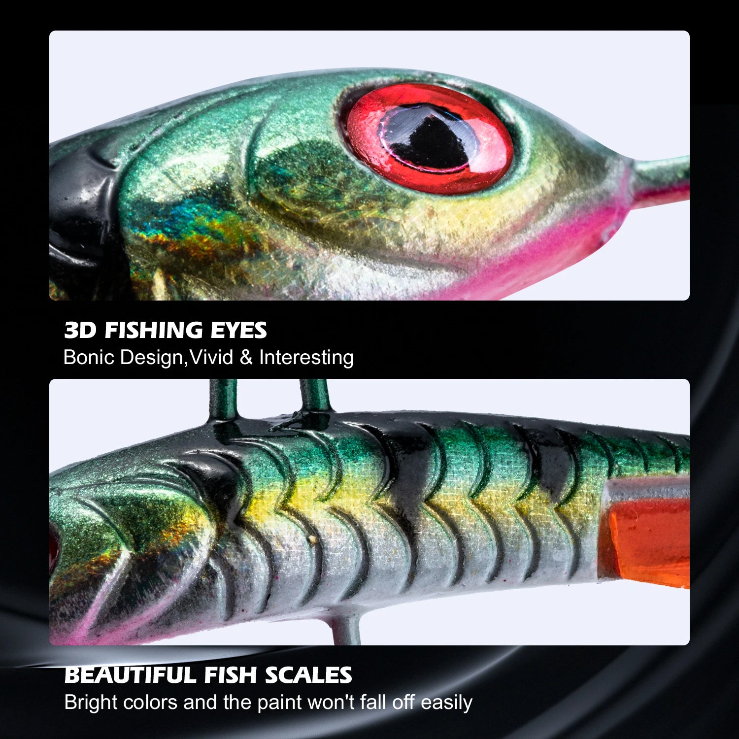 Goture-isca profissional de pesca no gelo, conjunto de tipo 5 para escolher, para truta, baixo, lúcio, carpa, inverno, novo estilo, 2021