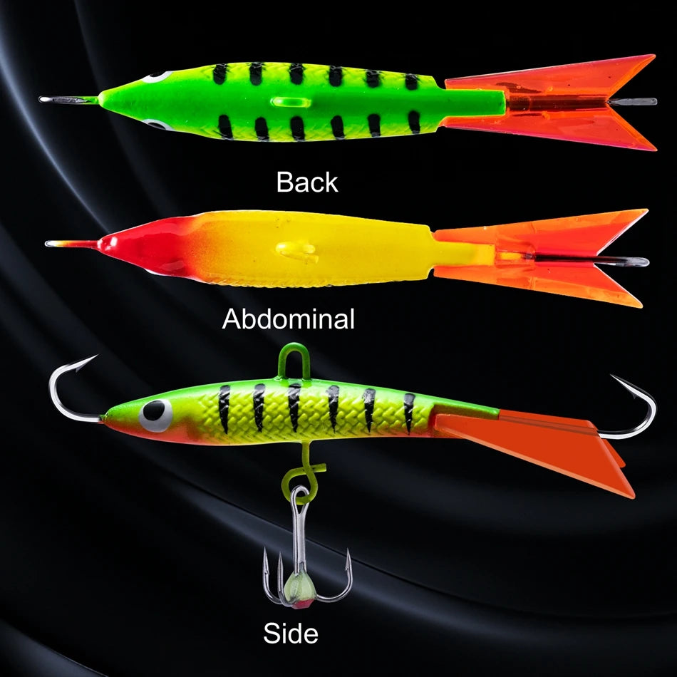 Goture-isca profissional de pesca no gelo, conjunto de tipo 5 para escolher, para truta, baixo, lúcio, carpa, inverno, novo estilo, 2021