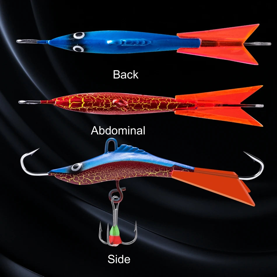 Goture-isca profissional de pesca no gelo, conjunto de tipo 5 para escolher, para truta, baixo, lúcio, carpa, inverno, novo estilo, 2021