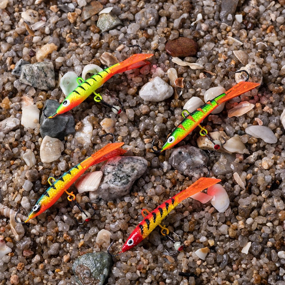Goture-isca profissional de pesca no gelo, conjunto de tipo 5 para escolher, para truta, baixo, lúcio, carpa, inverno, novo estilo, 2021