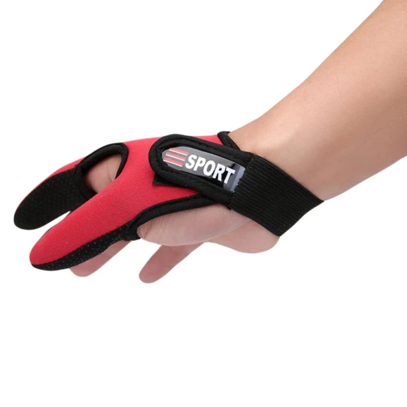 Luvas de pesca 2 dedos protetor respirável antiderrapante anti-corte luvas de pesca carpa ao ar livre equipamento de pesca acessórios suprimentos