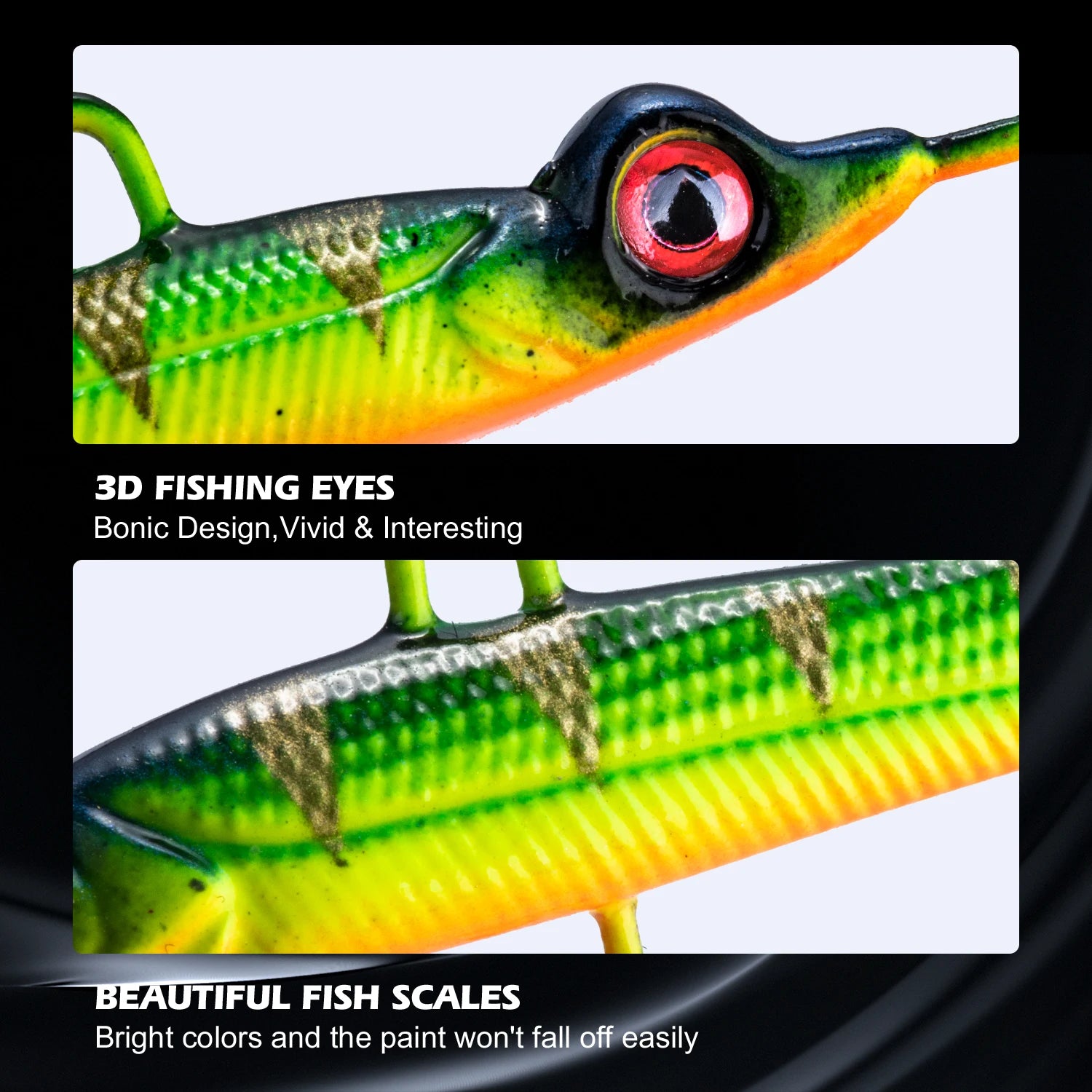 Goture-isca profissional de pesca no gelo, conjunto de tipo 5 para escolher, para truta, baixo, lúcio, carpa, inverno, novo estilo, 2021