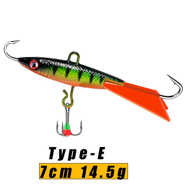 Goture-isca profissional de pesca no gelo, conjunto de tipo 5 para escolher, para truta, baixo, lúcio, carpa, inverno, novo estilo, 2021
