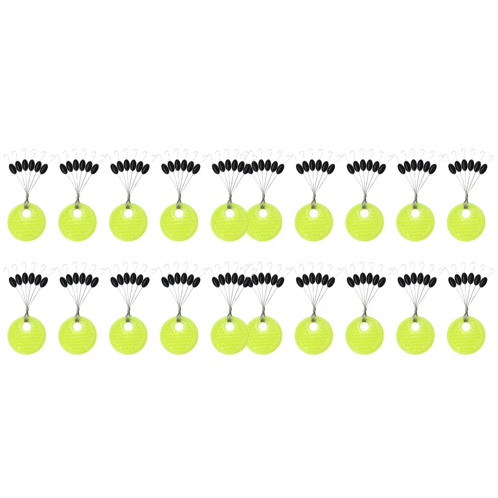 Borracha Oval Stopper Pesca Float, Silicon Space Bean Sea Carp, Fly Pesca Bobber, preto, 10, 20 Grupo Set, 60 pcs, 120pcs