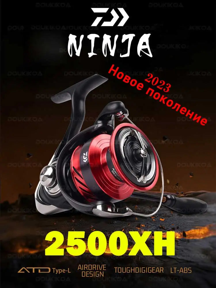2023 daiwa ninja lt carretel de pesca 1000-6000 carretilhas de pesca 5kg/10kg/12kg potência 5.3:1/6.2:1 carretéis de fiação de água do mar