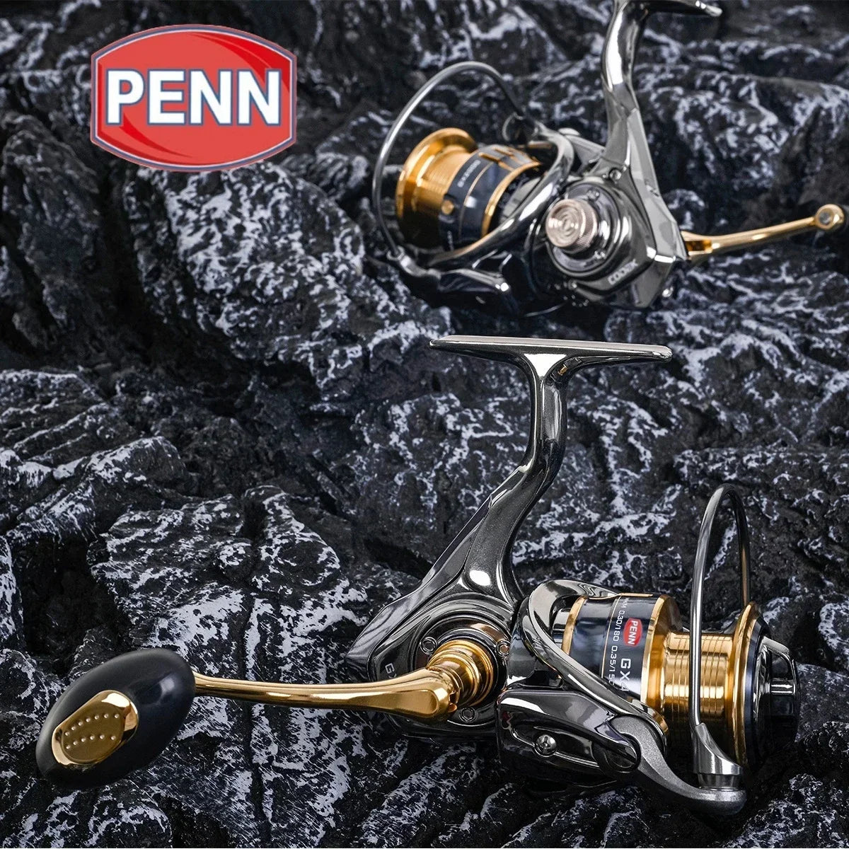 Carretel de pesca PENN GX1000-7000 com 13 + 1 rolamentos de última geração, arrasto máximo de 25 kg e presente de linha de pesca PE bônus