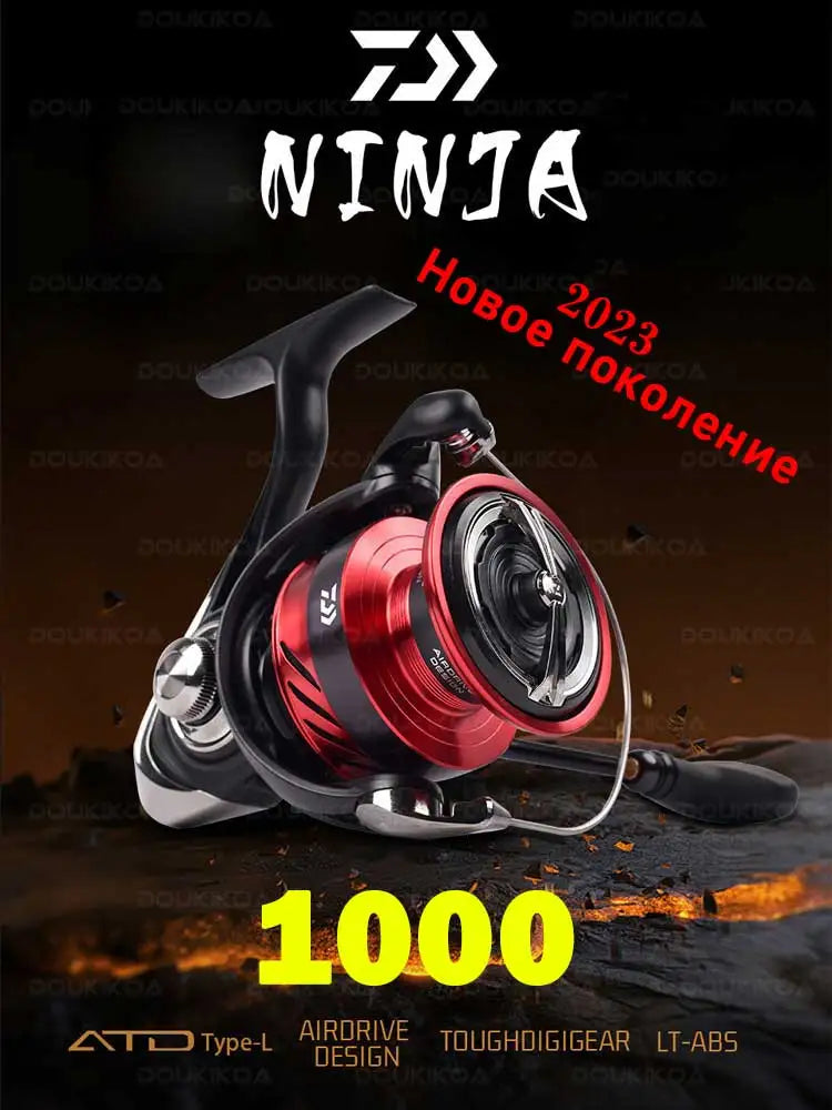 2023 daiwa ninja lt carretel de pesca 1000-6000 carretilhas de pesca 5kg/10kg/12kg potência 5.3:1/6.2:1 carretéis de fiação de água do mar
