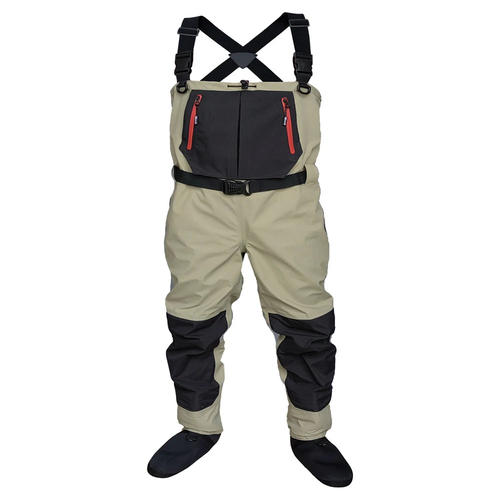Pesca com mosca Crianças para adultos waders neoprene pé para homens jangada caça Secagem rápida À prova d'água e respirável