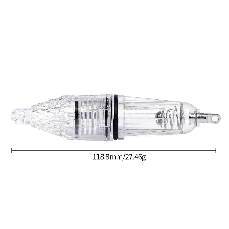 1 conjunto de luz led para isca de peixe, economia de energia, barco para pesca marítima, gaiola de camarão de água doce, luz noturna para pesca