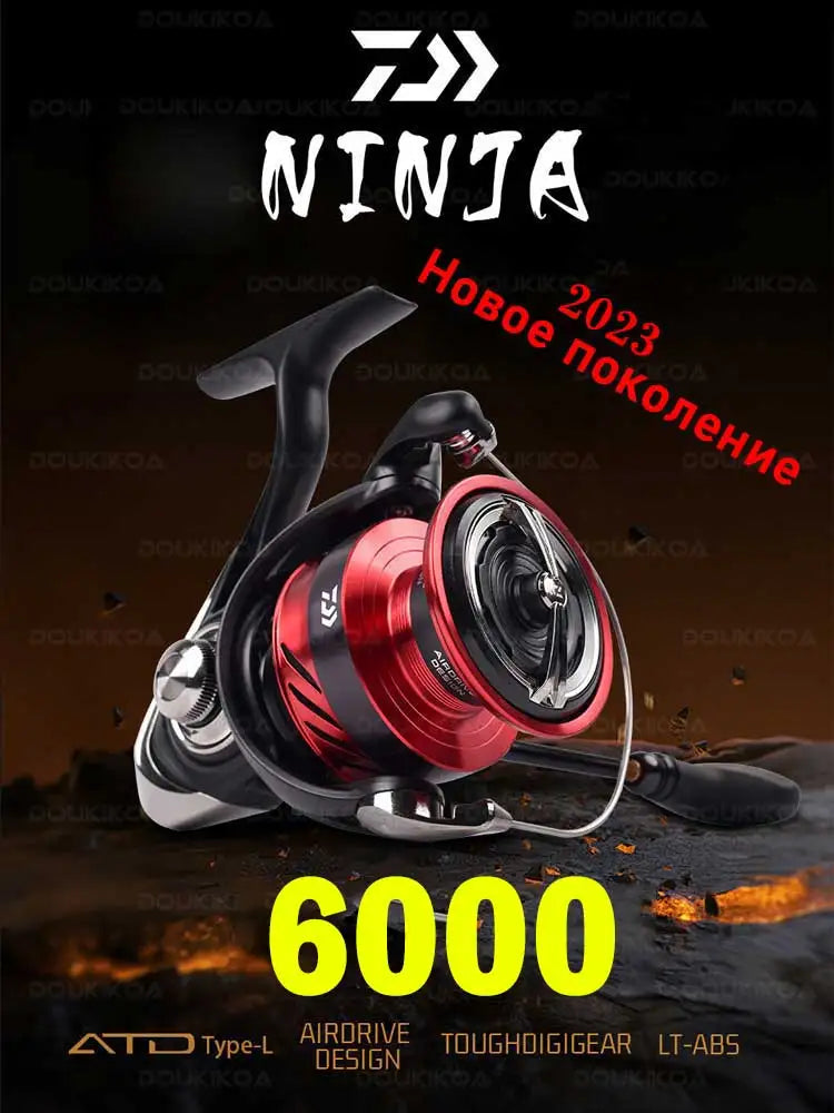 2023 daiwa ninja lt carretel de pesca 1000-6000 carretilhas de pesca 5kg/10kg/12kg potência 5.3:1/6.2:1 carretéis de fiação de água do mar