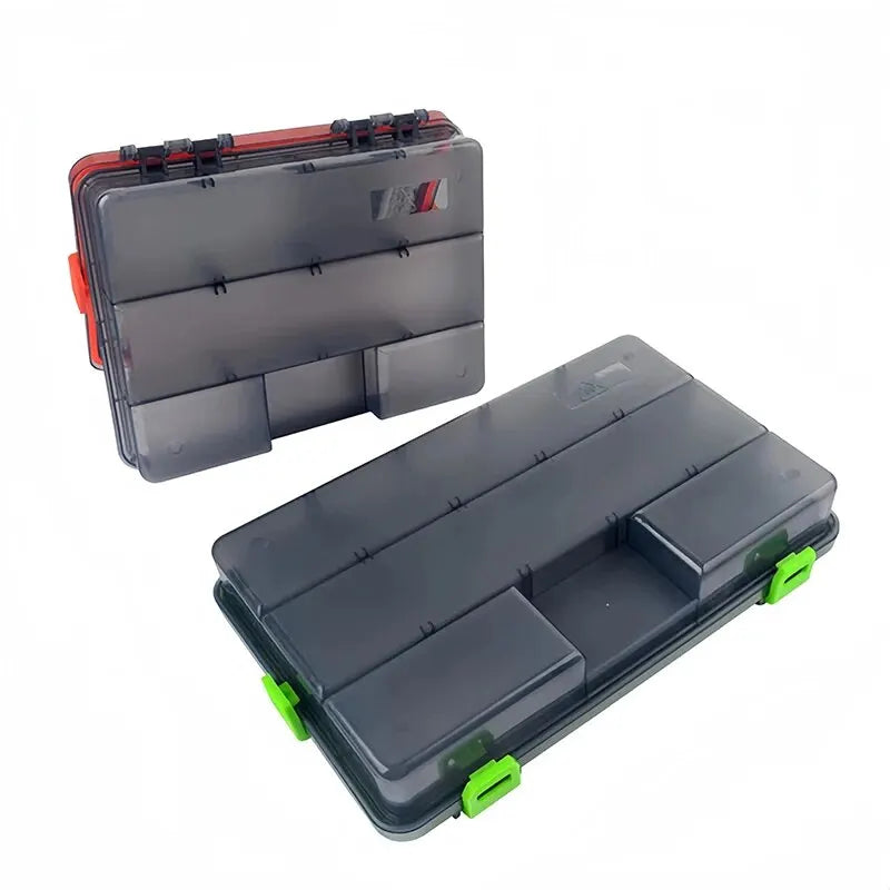 Caixa de equipamento de pesca grande capacidade acessórios de pesca caixa de armazenamento de ferramentas gancho de peixe isca caixas de isca falsa produtos de pesca da carpa