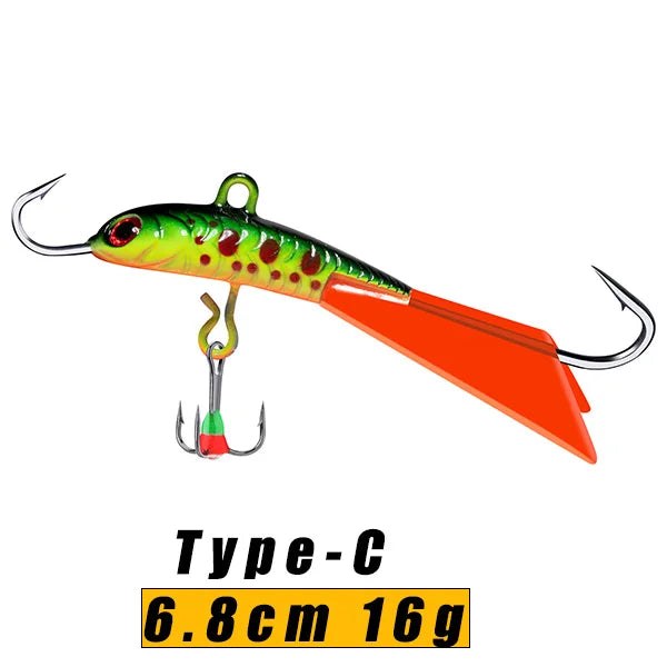 Goture-isca profissional de pesca no gelo, conjunto de tipo 5 para escolher, para truta, baixo, lúcio, carpa, inverno, novo estilo, 2021