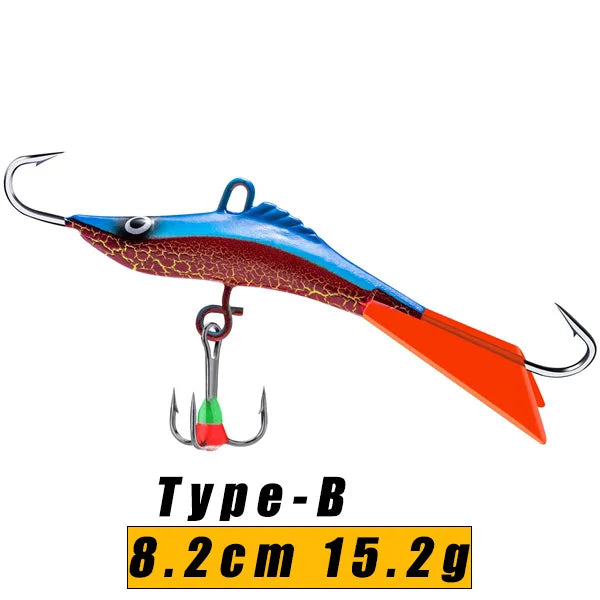 Goture-isca profissional de pesca no gelo, conjunto de tipo 5 para escolher, para truta, baixo, lúcio, carpa, inverno, novo estilo, 2021