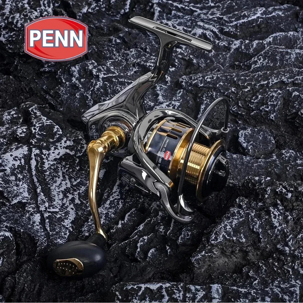 Carretel de pesca PENN GX1000-7000 com 13 + 1 rolamentos de última geração, arrasto máximo de 25 kg e presente de linha de pesca PE bônus