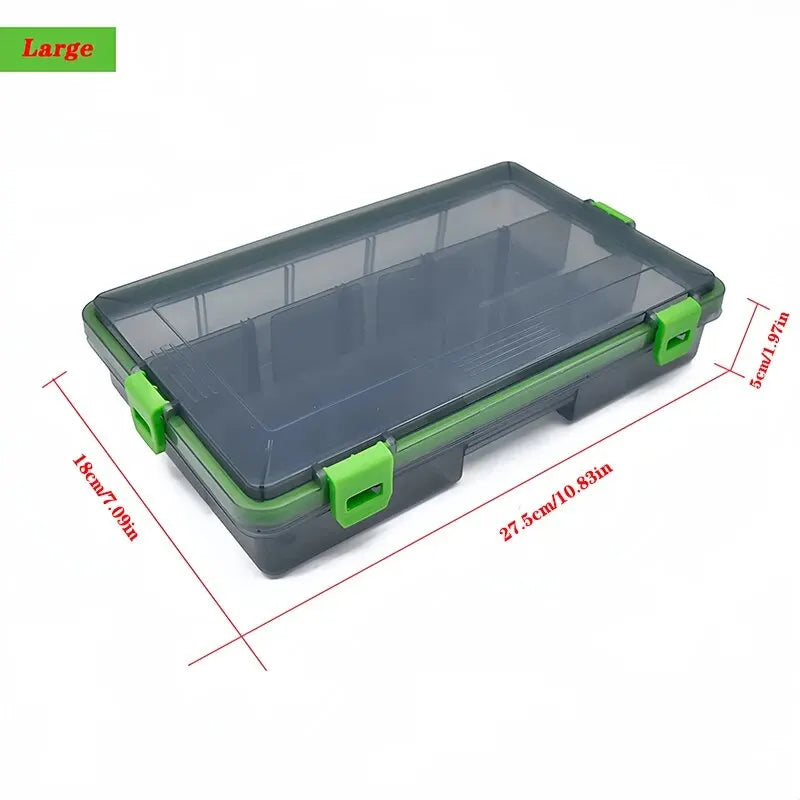 Caixa de equipamento de pesca grande capacidade acessórios de pesca caixa de armazenamento de ferramentas gancho de peixe isca caixas de isca falsa produtos de pesca da carpa