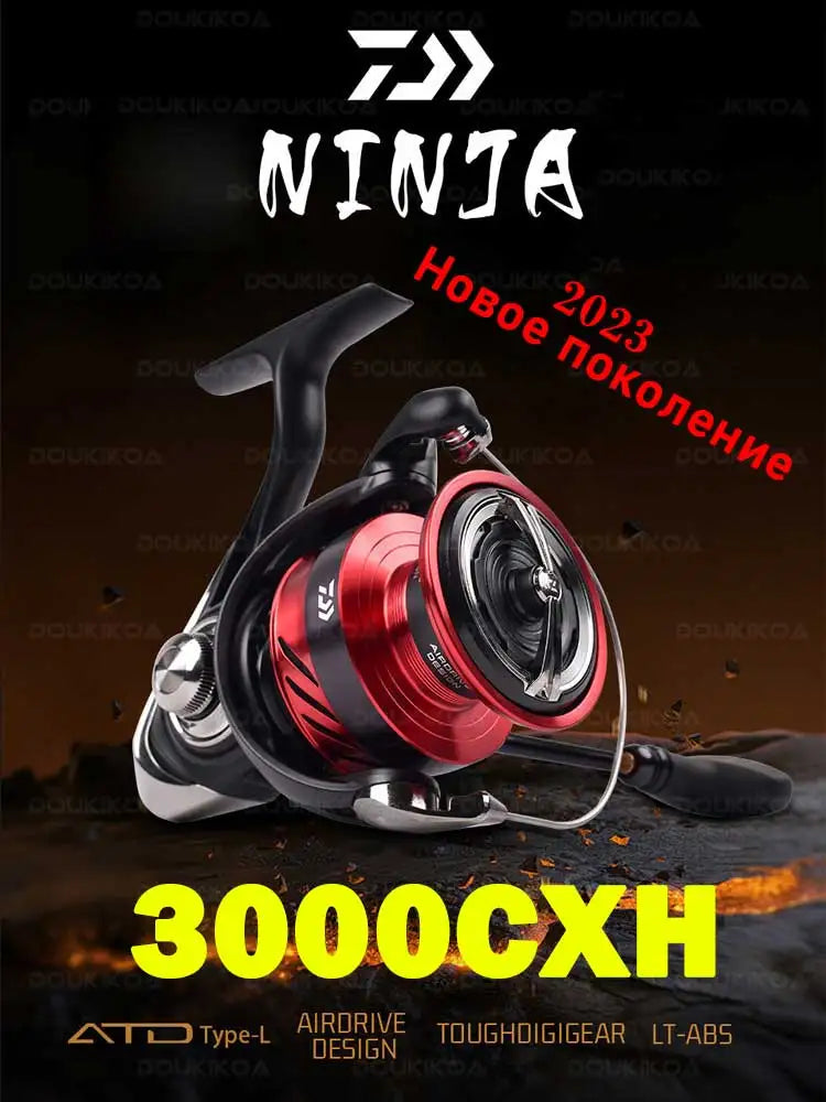 2023 daiwa ninja lt carretel de pesca 1000-6000 carretilhas de pesca 5kg/10kg/12kg potência 5.3:1/6.2:1 carretéis de fiação de água do mar