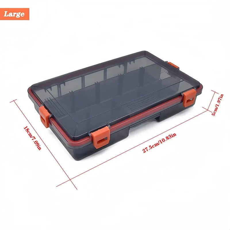 Caixa de equipamento de pesca grande capacidade acessórios de pesca caixa de armazenamento de ferramentas gancho de peixe isca caixas de isca falsa produtos de pesca da carpa