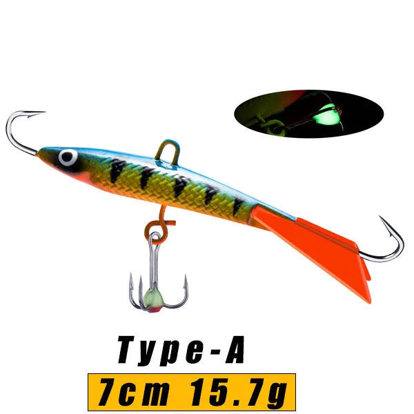 Goture-isca profissional de pesca no gelo, conjunto de tipo 5 para escolher, para truta, baixo, lúcio, carpa, inverno, novo estilo, 2021