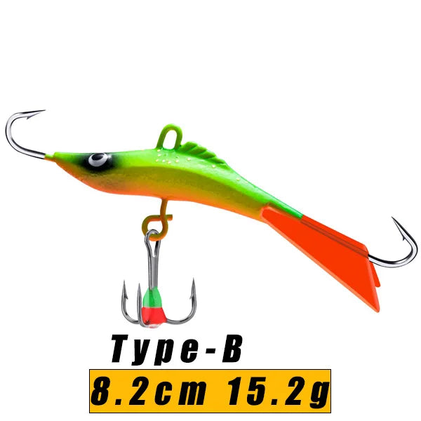 Goture-isca profissional de pesca no gelo, conjunto de tipo 5 para escolher, para truta, baixo, lúcio, carpa, inverno, novo estilo, 2021