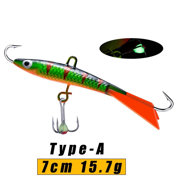 Goture-isca profissional de pesca no gelo, conjunto de tipo 5 para escolher, para truta, baixo, lúcio, carpa, inverno, novo estilo, 2021