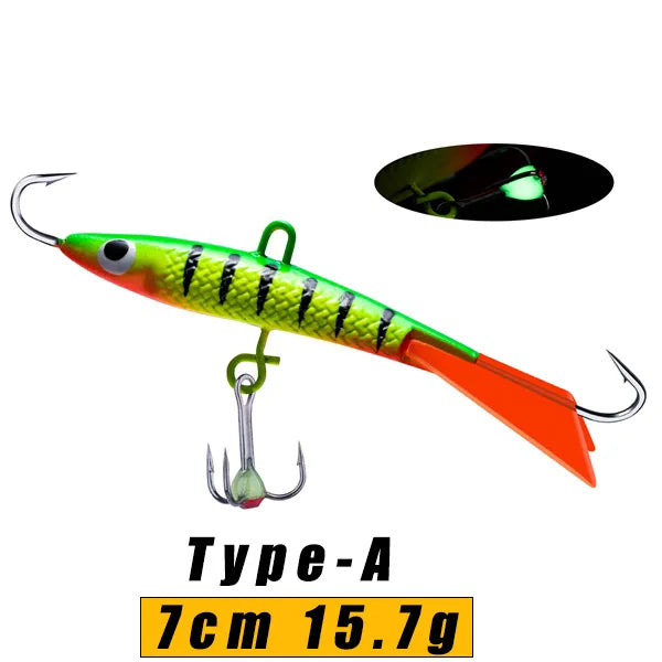 Goture-isca profissional de pesca no gelo, conjunto de tipo 5 para escolher, para truta, baixo, lúcio, carpa, inverno, novo estilo, 2021