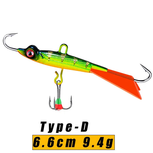 Goture-isca profissional de pesca no gelo, conjunto de tipo 5 para escolher, para truta, baixo, lúcio, carpa, inverno, novo estilo, 2021