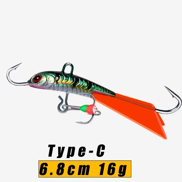 Goture-isca profissional de pesca no gelo, conjunto de tipo 5 para escolher, para truta, baixo, lúcio, carpa, inverno, novo estilo, 2021