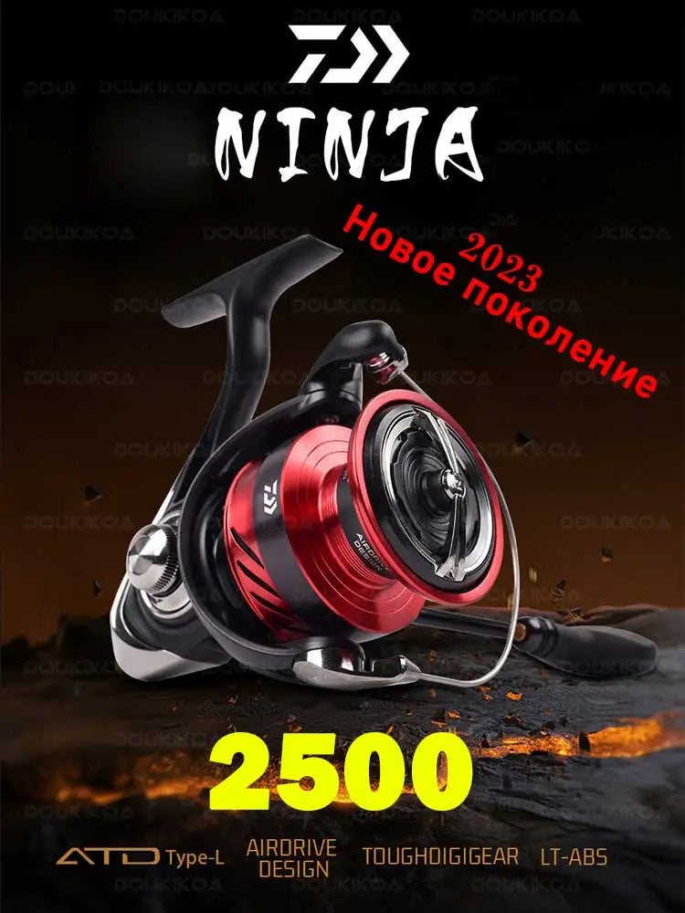 2023 daiwa ninja lt carretel de pesca 1000-6000 carretilhas de pesca 5kg/10kg/12kg potência 5.3:1/6.2:1 carretéis de fiação de água do mar