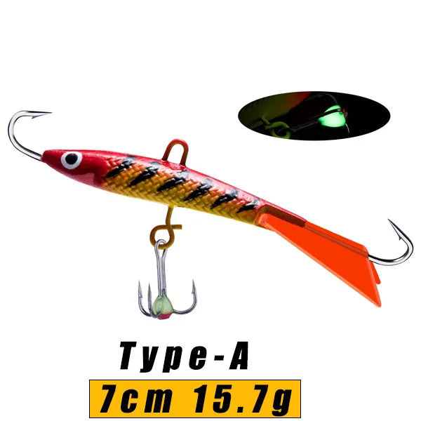 Goture-isca profissional de pesca no gelo, conjunto de tipo 5 para escolher, para truta, baixo, lúcio, carpa, inverno, novo estilo, 2021
