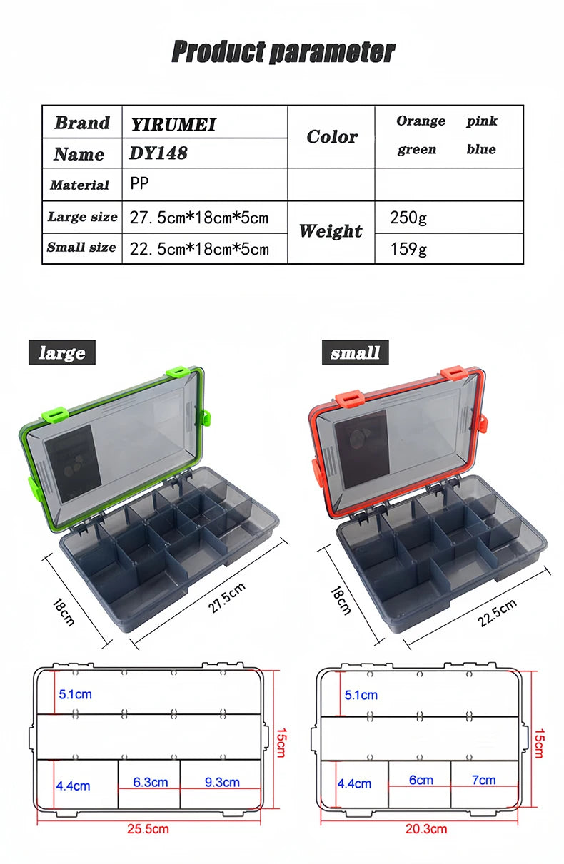 Caixa de equipamento de pesca grande capacidade acessórios de pesca caixa de armazenamento de ferramentas gancho de peixe isca caixas de isca falsa produtos de pesca da carpa