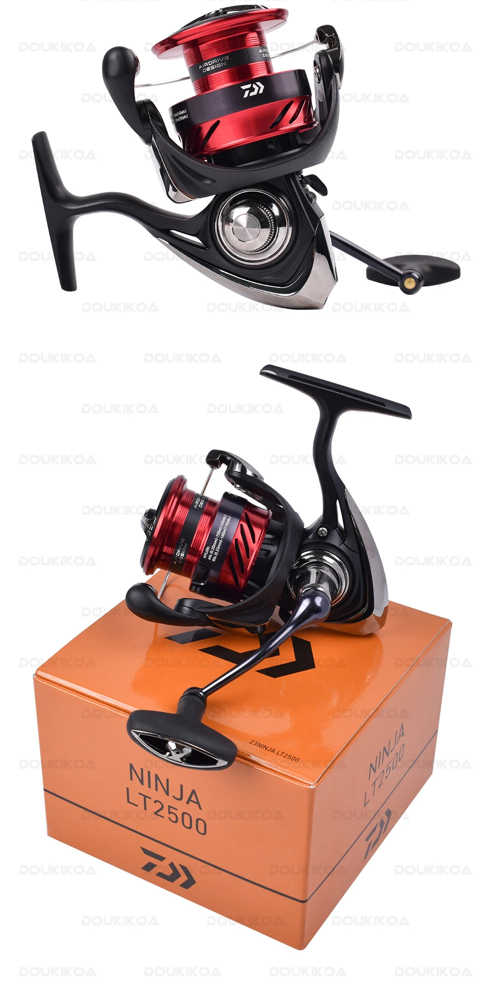 2023 daiwa ninja lt carretel de pesca 1000-6000 carretilhas de pesca 5kg/10kg/12kg potência 5.3:1/6.2:1 carretéis de fiação de água do mar
