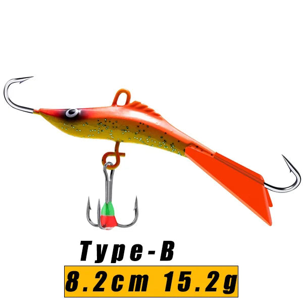 Goture-isca profissional de pesca no gelo, conjunto de tipo 5 para escolher, para truta, baixo, lúcio, carpa, inverno, novo estilo, 2021