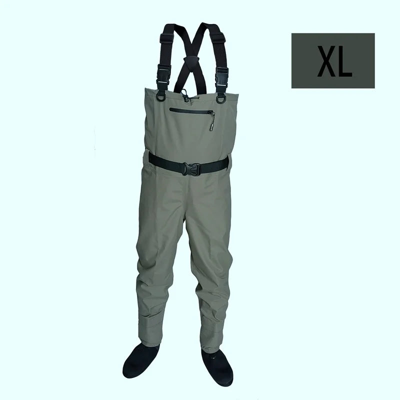 Pesca com mosca Crianças para adultos waders neoprene pé para homens jangada caça Secagem rápida À prova d'água e respirável