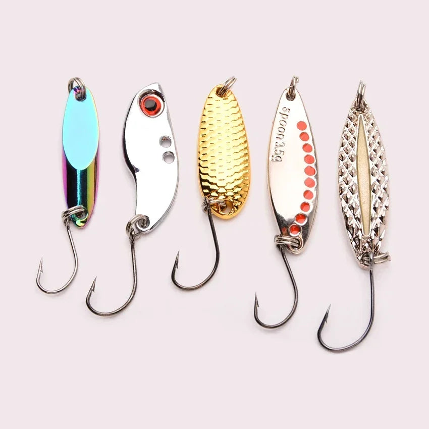 5 pçs/lote wobbler iscas 3g/10g/15g metal vib isca de pesca conjunto afundando metal duro vib mar iscas de pesca artificial isca de pesca