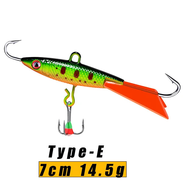 Goture-isca profissional de pesca no gelo, conjunto de tipo 5 para escolher, para truta, baixo, lúcio, carpa, inverno, novo estilo, 2021