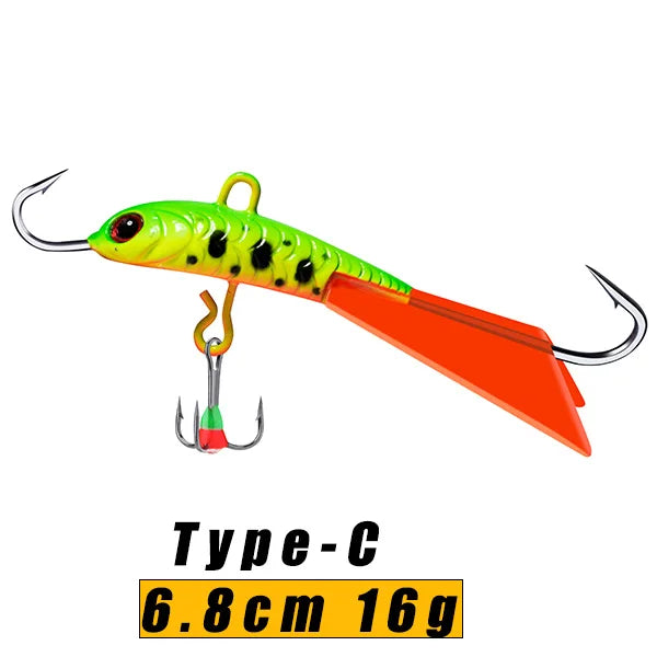 Goture-isca profissional de pesca no gelo, conjunto de tipo 5 para escolher, para truta, baixo, lúcio, carpa, inverno, novo estilo, 2021