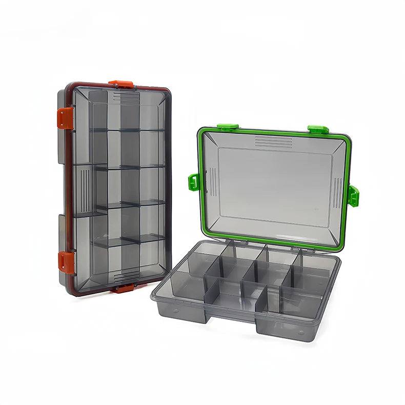 Caixa de equipamento de pesca grande capacidade acessórios de pesca caixa de armazenamento de ferramentas gancho de peixe isca caixas de isca falsa produtos de pesca da carpa