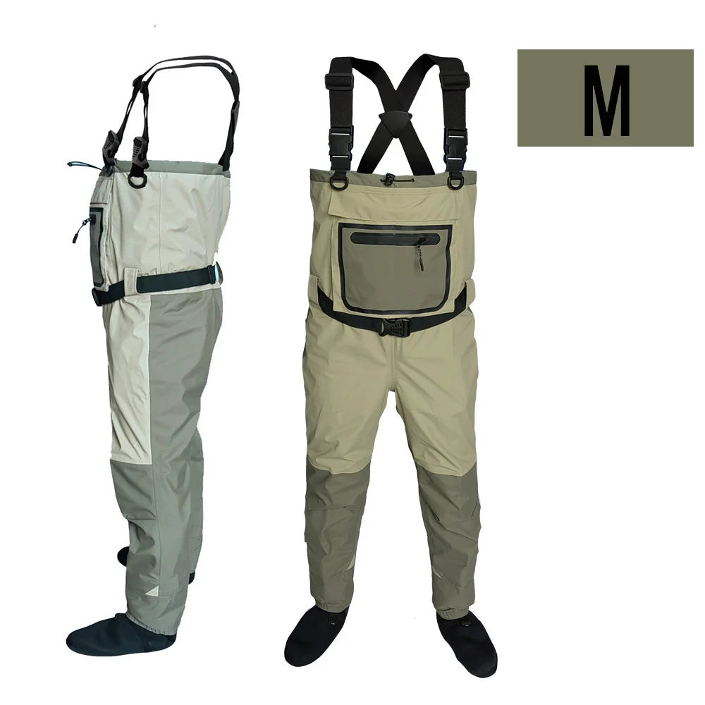 Pesca com mosca Crianças para adultos waders neoprene pé para homens jangada caça Secagem rápida À prova d'água e respirável