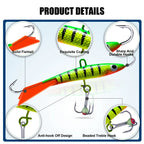 Goture-isca profissional de pesca no gelo, conjunto de tipo 5 para escolher, para truta, baixo, lúcio, carpa, inverno, novo estilo, 2021