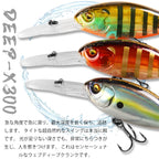 Bearking 75mm 23g iscas de pesca superiores flutuante manivela isca mergulhador profundo isca alta qualidade iscas duras ação profissional wobbler