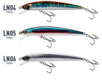 Kingdom sp sombra iscas de pesca 6.5g 9g 14g 14.2g pendurado minnow wobbler manivela iscas artificial mar baixo pique equipamento de pesca