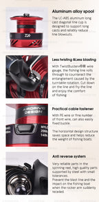 2023 daiwa ninja lt carretel de pesca 1000-6000 carretilhas de pesca 5kg/10kg/12kg potência 5.3:1/6.2:1 carretéis de fiação de água do mar