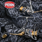 Carretel de pesca PENN GX1000-7000 com 13 + 1 rolamentos de última geração, arrasto máximo de 25 kg e presente de linha de pesca PE bônus