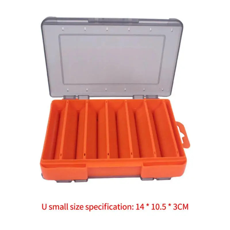 Compartimentos caixas de equipamento de pesca isca isca gancho acessórios caixa de armazenamento de alta resistência caixas de armazenamento caso recipiente sacos