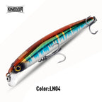 Kingdom sp sombra iscas de pesca 6.5g 9g 14g 14.2g pendurado minnow wobbler manivela iscas artificial mar baixo pique equipamento de pesca