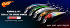 Kingdom sp sombra iscas de pesca 6.5g 9g 14g 14.2g pendurado minnow wobbler manivela iscas artificial mar baixo pique equipamento de pesca