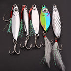 5 pçs/lote wobbler iscas 3g/10g/15g metal vib isca de pesca conjunto afundando metal duro vib mar iscas de pesca artificial isca de pesca