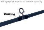 PHISHGER Spinning Baitcasting Viagem Carbono Mini Bens Para Pesca Rods Casting Peso 5-30g M Fast Ultralight Lure Trut Pole