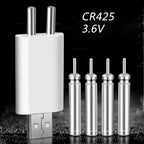 Atualizado noite pesca flutua luz luminosa cr425 3.6v carregador de bateria de lítio conjunto bóia ferramentas água doce pesca ao ar livre