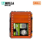 Samolla grande caixa de equipamento de pesca armazenamento de isca dupla face caixas de gancho iscas recipiente caso de armazenamento acessórios de pesca